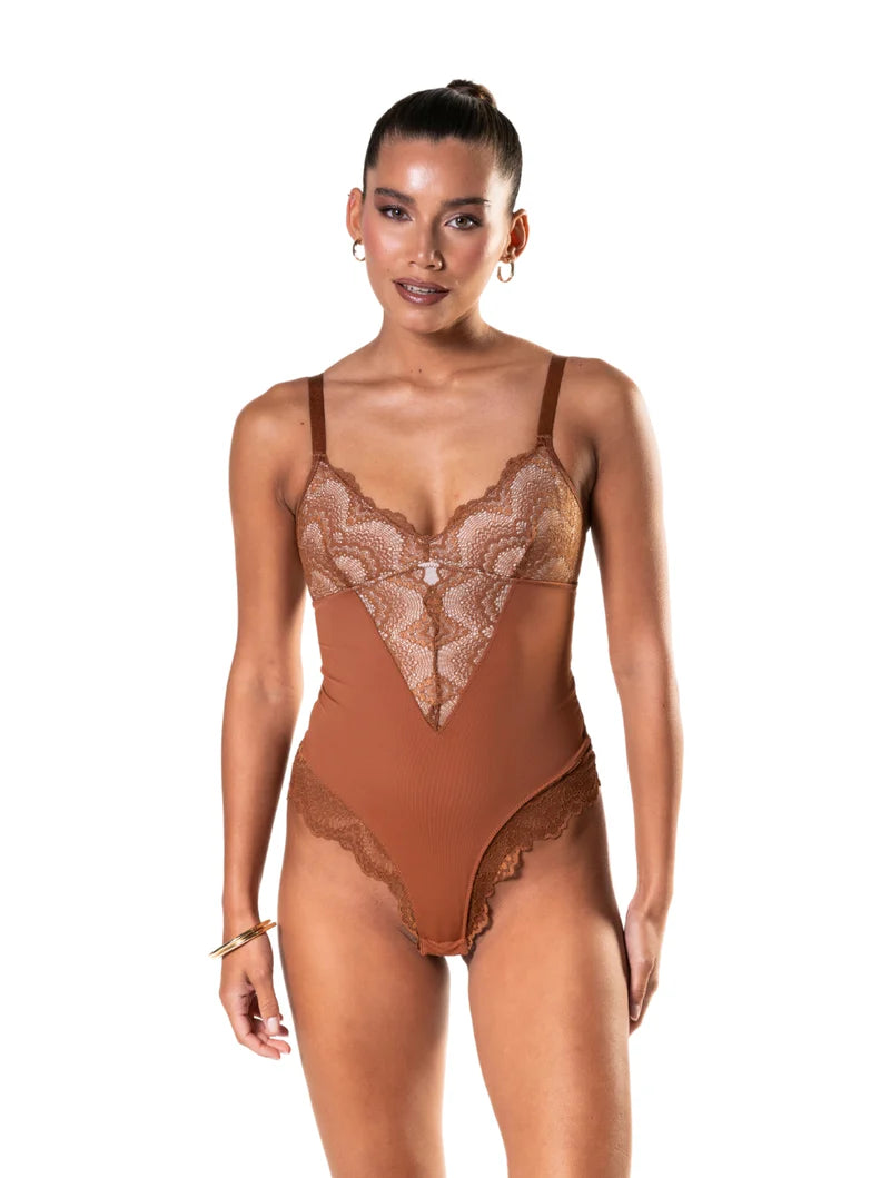 Half Laced Bodysuit