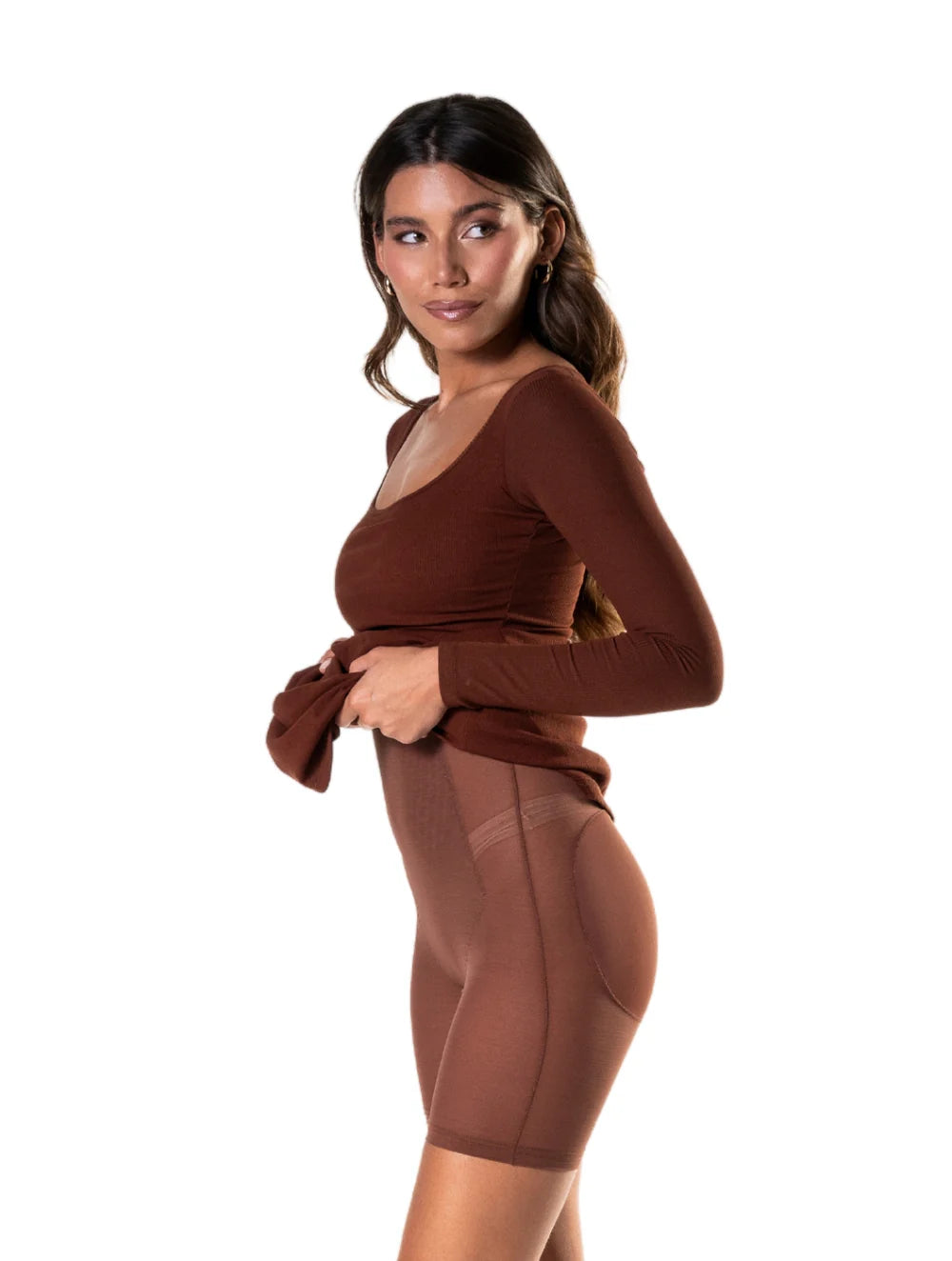 Shapewear Long Sleeve Dress