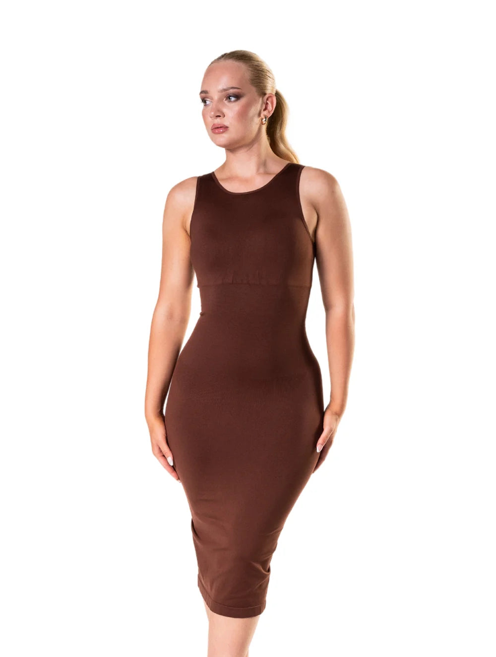 Sleeveless Shapewear Maxi Dress