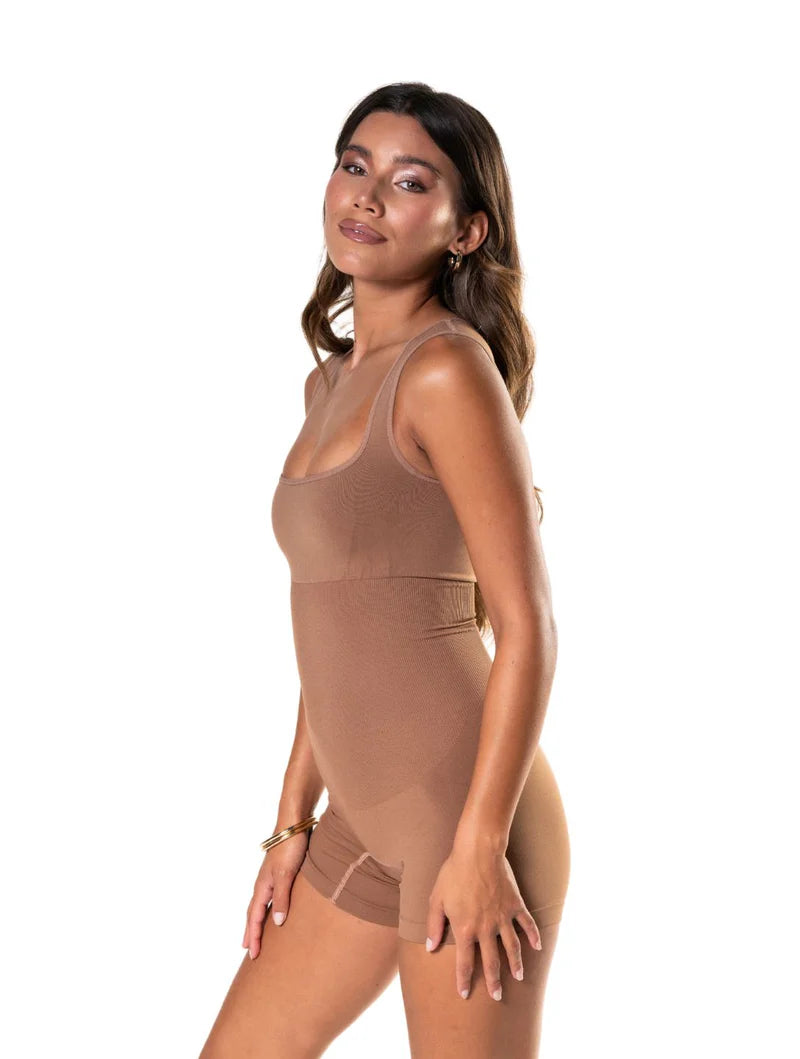 Square Neck Shapewear Jumpsuit